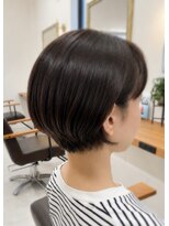 エイチ ヘアアンドメイク(eich hair&make) 大人の丸みショートボブ