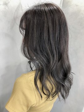 シャムオーツー 国分寺(CHAM:O2) ハイライト/ダークグレー/黒髪風/ラフウェーブ/イルミナカラー