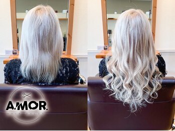 ヘアーサロン アモル(HAIR SALON Amor)の写真/全国で話題のプルエクステ取扱店/芸能人も御用達サロン☆自然な馴染みで毛質も色味も全てがハイクオリティ