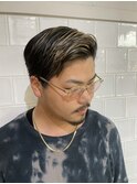 メンズカットツーブロックニュアンスショート