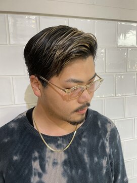 メリケンバーバーショップ フクオカ(MERICAN BARBERSHOP FUK) メンズカットツーブロックニュアンスショート