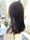 《花屋併設》ロブヘア/アッシュブラック/ニュアンスカラー◎20代