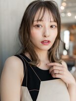 ハバナ 新宿(HAVANA)&nbsp;シースルーバング/インナー/シルキーベージュ/くびれミディアム