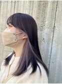 fika インナーカラー ホワイトラベンダー
