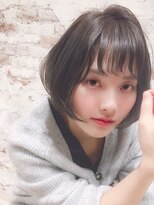 リープアルケー ヘアアンドヘッドスパ 錦糸町北口店(leap arche Hair&head spa) インナーグレージュ/マチルダボブ/前髪/ピンクベージュ/錦糸町