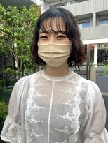 アクアオモテサンドウ(ACQUA omotesando) △癖毛風デジタルパーマボブパーマミディアムパーマ前髪パーマ