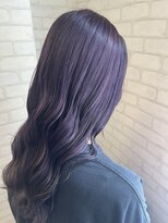 ロマンヤカタ ファース(ROMAN YAKATA fars) ケアブリーチでパープルカラー@田島(2/22)