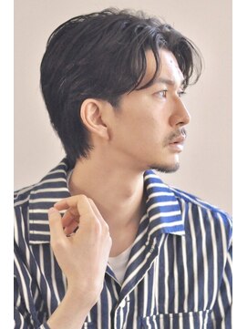 ファイブシーン アオヤマ(5SCENE AOYAMA) ビジネスヘア就活ヘアツーブロック刈り上げフェードメンズ