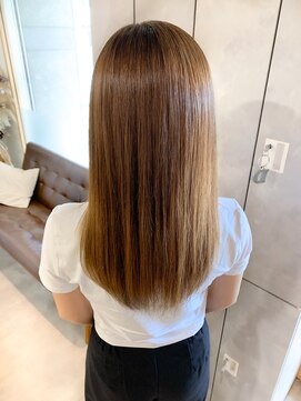 レオン(Re:ON) 酸性縮毛矯正×ロングヘア