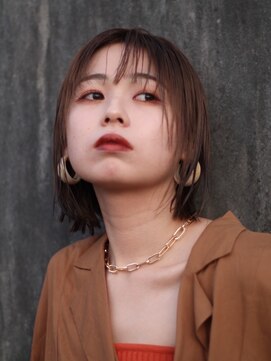 ボラトゥ(Bora two) 似合わせカット×ぷつっとボブ×イメチェン×グレージュ