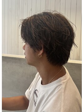 メンズバイココテラス 豊中(men's by cocoterace) マッシュウルフ/ニュアンスパーマ/無造作ヘア