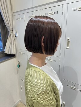 ステラバイケンジ(STELLA by KENJE) 大人綺麗ボブ/藤沢/髪質改善縮毛矯正/ショート/脱白髪染め透明感