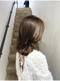 ブルベ夏！！ブリーチ無しアッシュベージュ