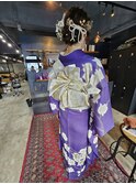 【札幌円山】ヘアセット/着付け/成人式/振袖/アップヘア