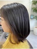 インナーカラー伸ばしかけボブ【髪質改善ヘアエステ】