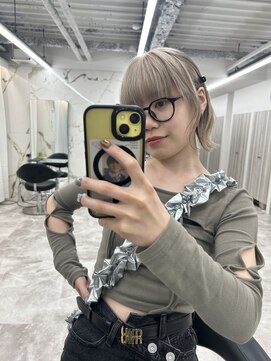 エトワール(ETOILE) くすみベージュ/ボブ/ミルクティーベージュ