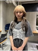 毛先を活かしたデザインカラー S24