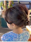 発表会ヘアアレンジ