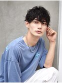 ソフトツイストスパイラル20代30代40代◎ブルーブラック