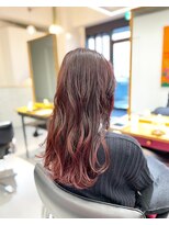 サニーズ(SUNNY'S by CONKS)&nbsp;ピンクグラデーションカラーのロングヘア