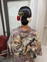 ミラ(Mila) 振袖ヘアセット!タイトシニヨン★