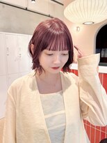 ジーナ 渋谷神南(Zina)&nbsp;《肌馴染みのいい♪ピンクブラウンとレイヤーボブ》