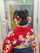 ヒデ美容室&nbsp;シニヨンヘアアレンジ～袴