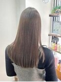 ストレートロング/春カラー/透明感カラー/白髪染め/20代30代40代