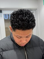 ルースト 南堀江店(ROOST)&nbsp;刈り上げセンターパート/波巻きツイストスパイラル/南堀江