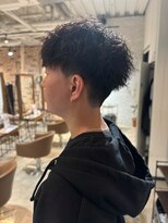 スペックホルダー(Spec Holder) センターパートメンズマッシュ×ツイストスパイラル12