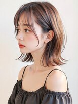 カバーヘア ブリス 志木南口駅前店(COVER HAIR bliss)&nbsp;夏カラーブリーチなし抜け感ウルフカットくびれミディ小顔p志木