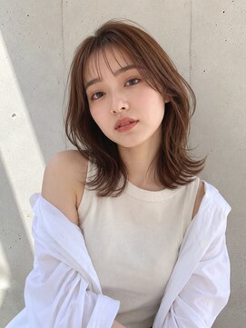 ノア 三宮店(NOA) 【NOA】小顔顔まわりレイヤー×くびれミディ