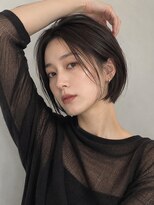 ワゴンバイアフロート(Wagon by afloat) 池袋|20代30代の小顔暗髪ハンサムショート×髪質改善カラー