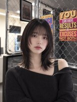 リリー シンジュク(Lilly)&nbsp;【Lilly新宿】#おしゃれ女子ウルフヘア#黒髪スタイル#韓国#前髪