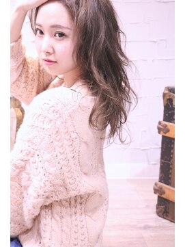 ホラン(HoLan) 【HoLan】ピンクアッシュxルーズカールxかきあげStyle☆