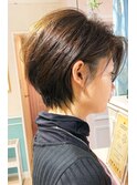 【津賀雅也】小顔可愛いカジュアルショートボブ &nbsp;丸顔