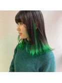 大人可愛いミディアム愛されパーマ
