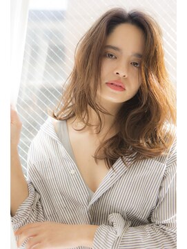 ミエル ヘア 新宿(miel hair) 【miel hair新宿】やわらか大人のグロスミディー