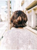 外ハネショートボブ