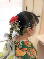 エリカ 美容室&nbsp;【生花と組紐で作る最新ヘア！】大人気組紐アレンジ