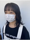切りっぱなしボブ 可愛いキッズカット
