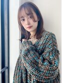 ◎くびれヘア小顔カット外ハネレイヤーボブ大人かわいい《池袋》