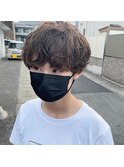 #くせ毛風パーマ