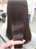 アッシュブラウン＋髪質改善トリートメント