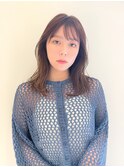 毛先ワンカール★シースルー前髪で垢抜け◎_レイヤーカット