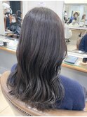 グレージュ ブリーチなしカラー【横浜】w