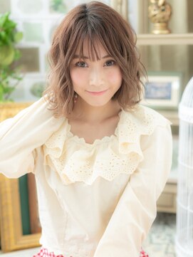 カバーヘア ブリス 戸田公園西口店(COVER HAIR bliss) ハイライト外国人風春パーマくびれボブh2戸田公園20代30代40代!