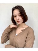 大人可愛い内巻きボブ