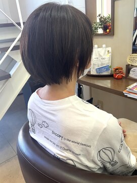 コアフィールフィス(COIFFURE fils) 【見附　今町】ショートボブ　ナチュラル