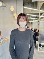 ヘアーメイク ネイキッド(Hair make Naked) minibob × winered